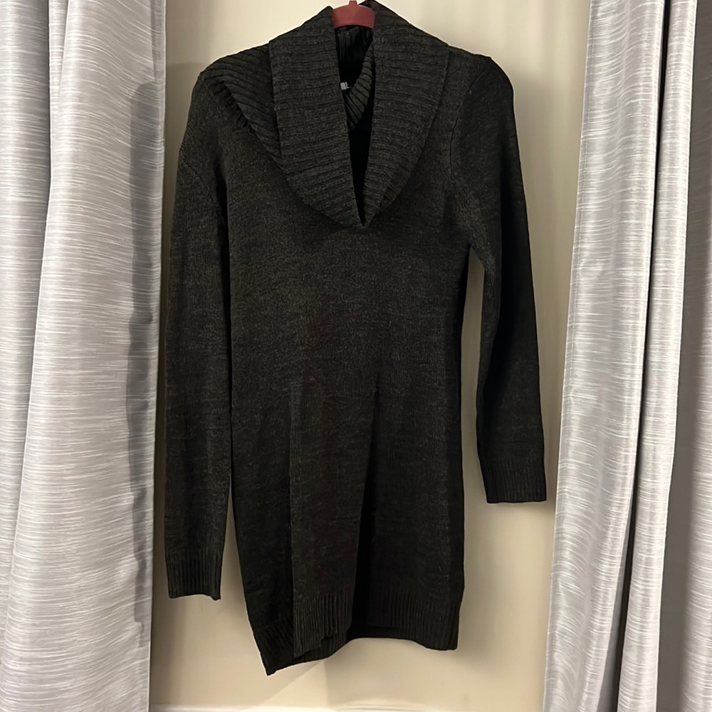 HM Olive green sweater dress. Size Medium